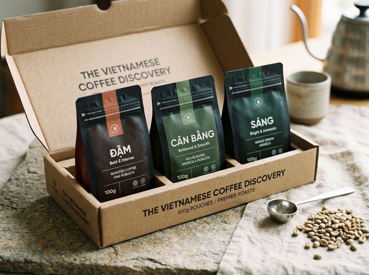 Bộ thử cà phê 3x100g